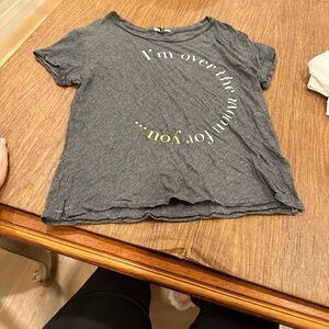 SundryGray Women’s T-Shirt with Graphic Print I’m over the moon for you.